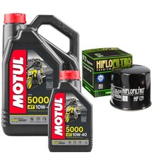 KAF820 Mule Pro-FXT EPS Motul 5000 10w40 5L Oil Filter Kit Kawasaki KAF 820 2016 8.05 per litre
