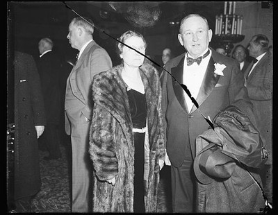 Joseph T. Robinson Arkansas Senator Ewilda Miller Robinson 1936 Portrait