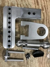 WEIGH SAFE 180 TURNOVER 6" DROP DUAL TOW BALL HITCH WITH 2.5" SHAFT LTB6-2.5