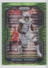 2020 Panini Prizm Rookie Neon Green Pulsar Prizm Michael Warren II #345 18dr