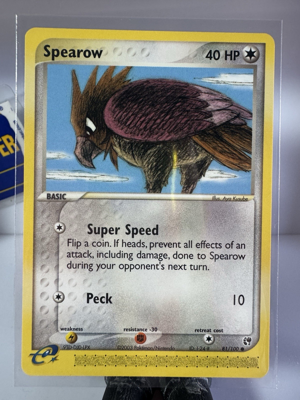 Spearow 81/100 E-Reader Pokemon Sandstorm Mid Era Pokemon Card TCG NM