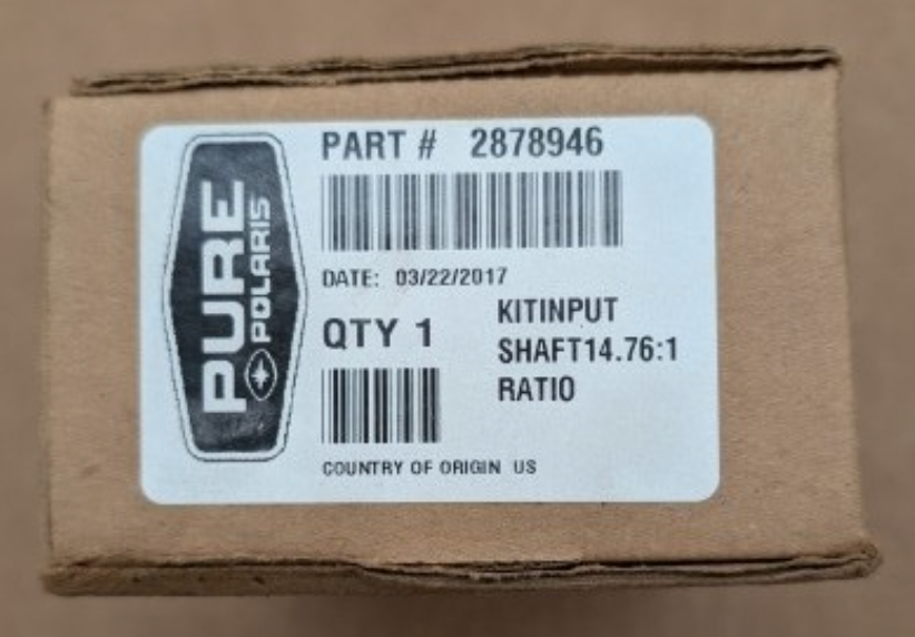 GEM Input Shaft Kit 14.76:1 Viton OEM Polaris 2878946 2012-2015 | eBay