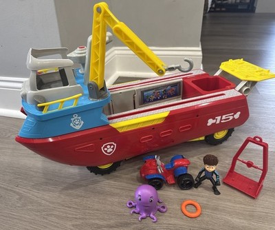 Paw Patrol Sea Patrol Sea Patroller Transforming Vehicle, Ryder & Accessories