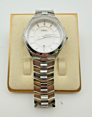 Ebel Classic Sport Steel White Dial Watch 1216019