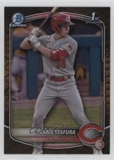2025 Bowman Chrome Prospects Reptilian Refractor Sammy Stafura #BCP-100 2s2