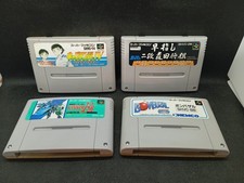 Lot de 4 jeux Super Famicom (JP) / Games x 4 SFC SNES Super Nintendo (lot #59)