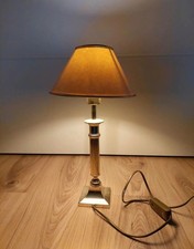 Wofi Messing Nachtisch Lampe Tischlampe,  Vintige