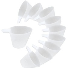 WorryFree 1 Cup Measuring Cup 10 Count USA Made Plastic Measuring Cup, BPA F...