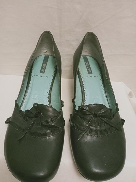 Women Marc Fisher Boots Black Leather 40