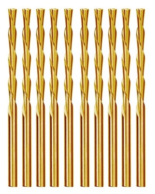 Drywall Cut Out Bit 1/8 inch Sabre Point HSS Cutout Router Bit Titanium Nitri...