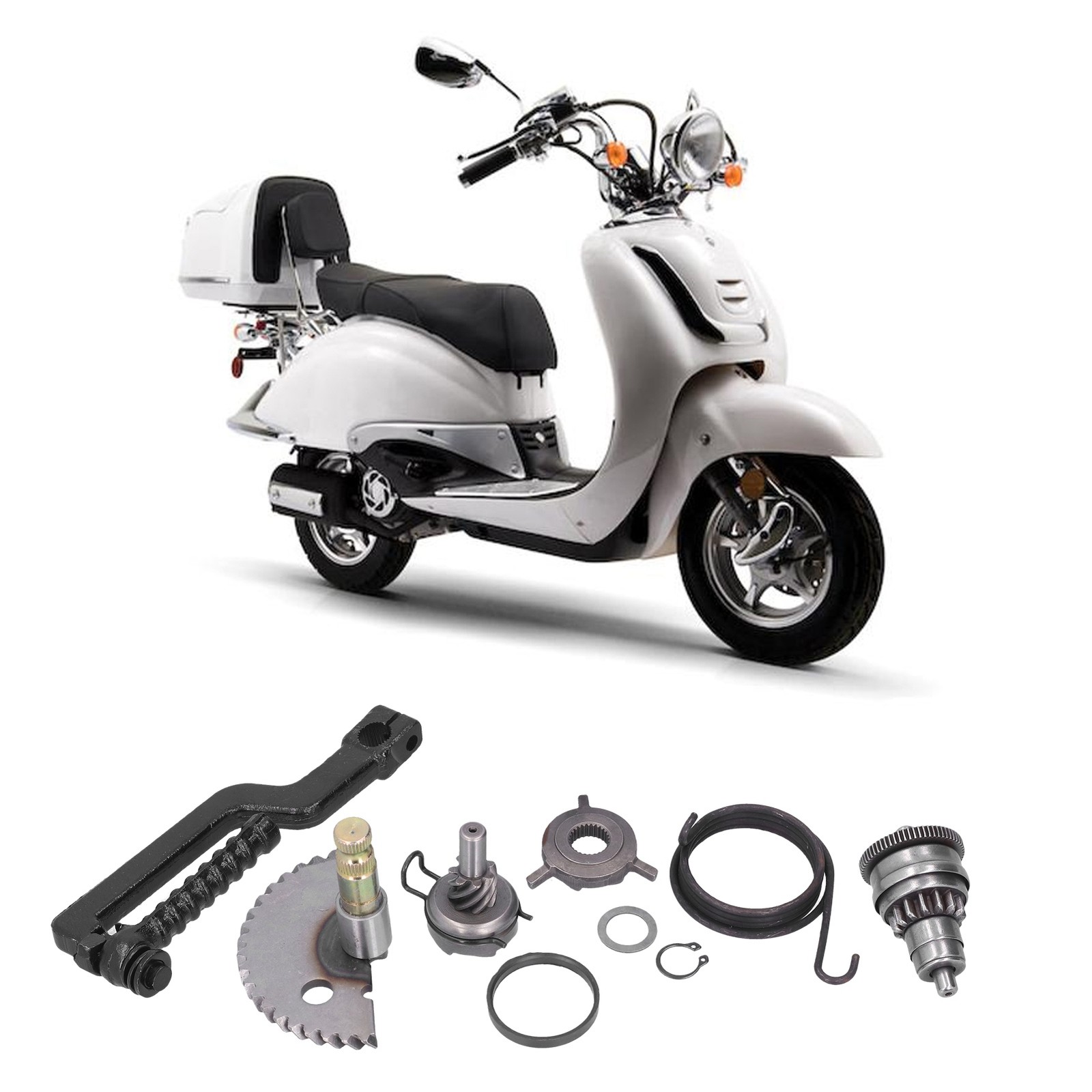 °Motorcycle Starting Gear Clutch Kick Pedal Kit Replacement For GY6 49CC 50CC.