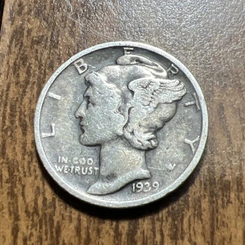 1939-S MERCURY SILVER DIME ACTUAL Coin Get Today & Save & Upgrade Collection