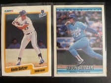 KEVIN SEITZER Donruss + Fleer '90 Cards - ROYALS