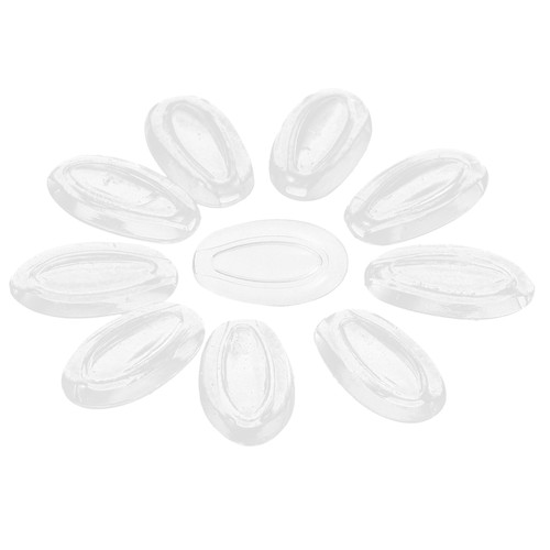 Replacement Nose Pads for Eyeglasses 10 Pairs Soft Cushion Silicone - Picture 8 of 12