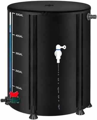 Collapsible Rain Barrel, PVC Rain Water Collection System and Water Tank for ...