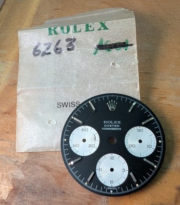Rolex Oyster Cosmograph Daytona black dial T Swiss T vintage ref 6263, 6265