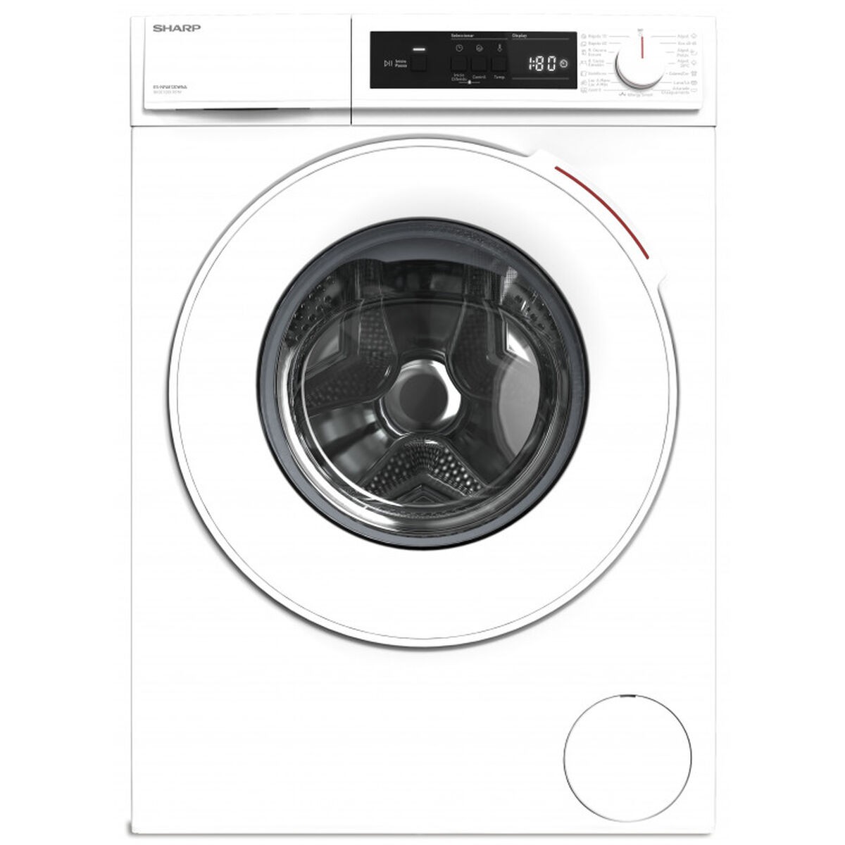 Lavadora Sharp ESNFA812DWNA 1200 rpm 8 kg
