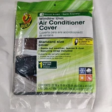 Duck Brand Window Unit Air Conditioner Cover Standard Size 27" x 18" x 25" NEW