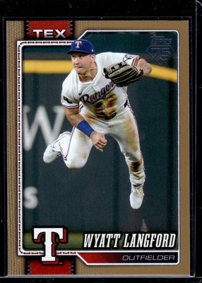 2026 Topps #383 Wyatt Langford Gold #/2026
