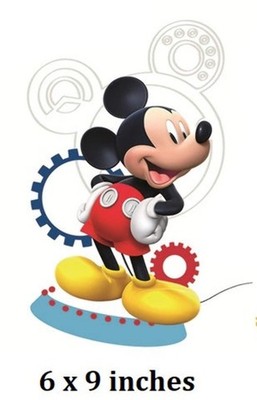 Mickey Mouse Decal Wall Art Decor Walt Disney Peel Stick Wallpaper Sticker Cling
