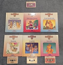 Lot of 7 Vintage 1985 Teddy Ruxpin World of Wonder Cassette Tapes , See Desc