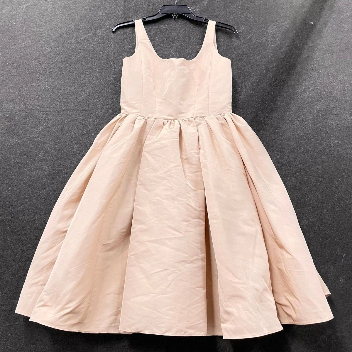 Alexander McQueen — Alexander McQueen Exploded Scoop-Neck Mini Dress Women's Size 4 Peach