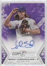 2018 Topps Diamond Icons Auto Purple 9/10 Noah Syndergaard #AC-NS Auto 9su