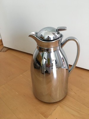Isolier-/Thermoskanne Chrom für Kaffee oder Tee