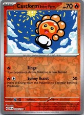 Castform Sunny Form - Common Fire Reverse Holo SV08: Surging Sparks 020/191 NM