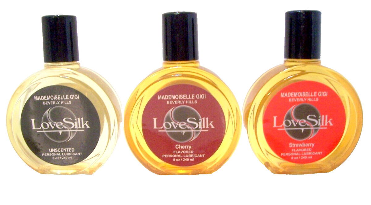 3 PACK Sexual Flavored Scented Personal Lubricant Water Based 3 FLAVORS 8  oz ea