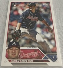 2023 Topps Update Series Baseball Jared Shuster Atlanta Braves Rookie US324