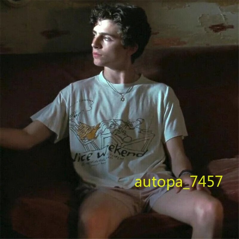Saint #MingEr Tシャツ call me by your song Call Me by Your Name elio T-Shirt Cotton Sleeve Summer Loose Short