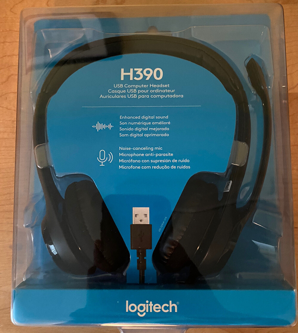 Logitech H390 Black Over the Ear Headset 133588183985 eBay