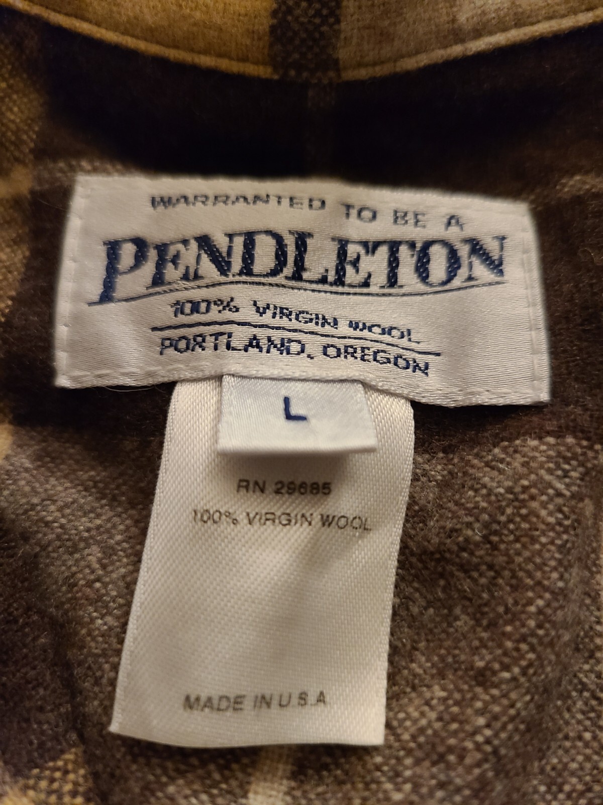 PENDLETON HERITAGE LTD ED L SHACKET 100% VIRGIN W… - image 14
