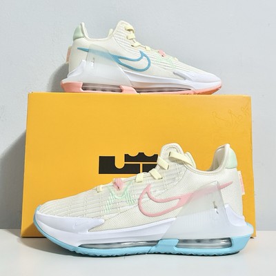Nike LeBron Witness 6  Easter  Men s Size 9 Coconut Milk Basketball Sneakers