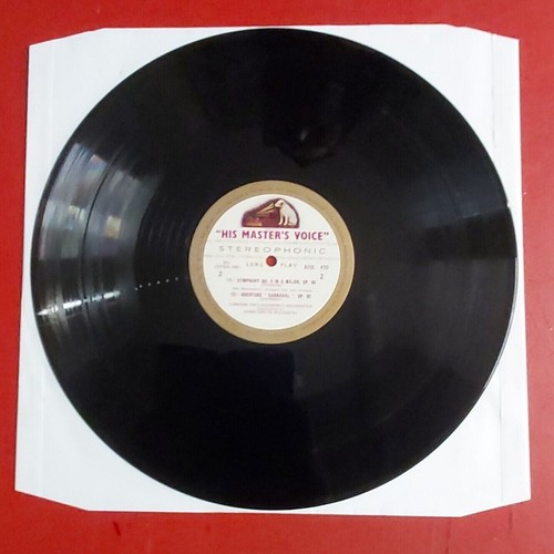ASD 470 Dvorak symphony 4 Constantin Silvestri 1ST GOLD CREAM STEREO VINYL LP - Foto 4 di 4
