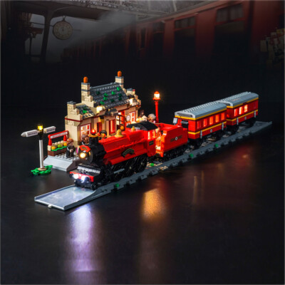 LocoLee Licht Kit für Lego 76423 Hogwarts Express Train Set & Hogsmeade Station 