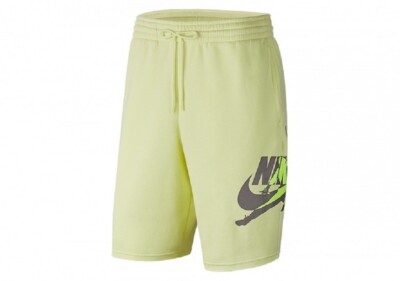 neon green jordan shorts