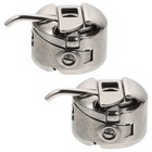 New Listing 2 Pcs Sewing Machine Bobbin Case Machines Parts Bobbins Saddle Cases Holders