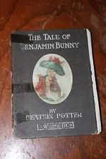 The Tale Of Benjamin Bunny by Beatrix Potter [1904] First US Edit Complete POOR