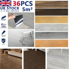UK Floor Planks Tiles Self Adhesive Wood Effect Vinyl Kitchen Bathroom Flooring