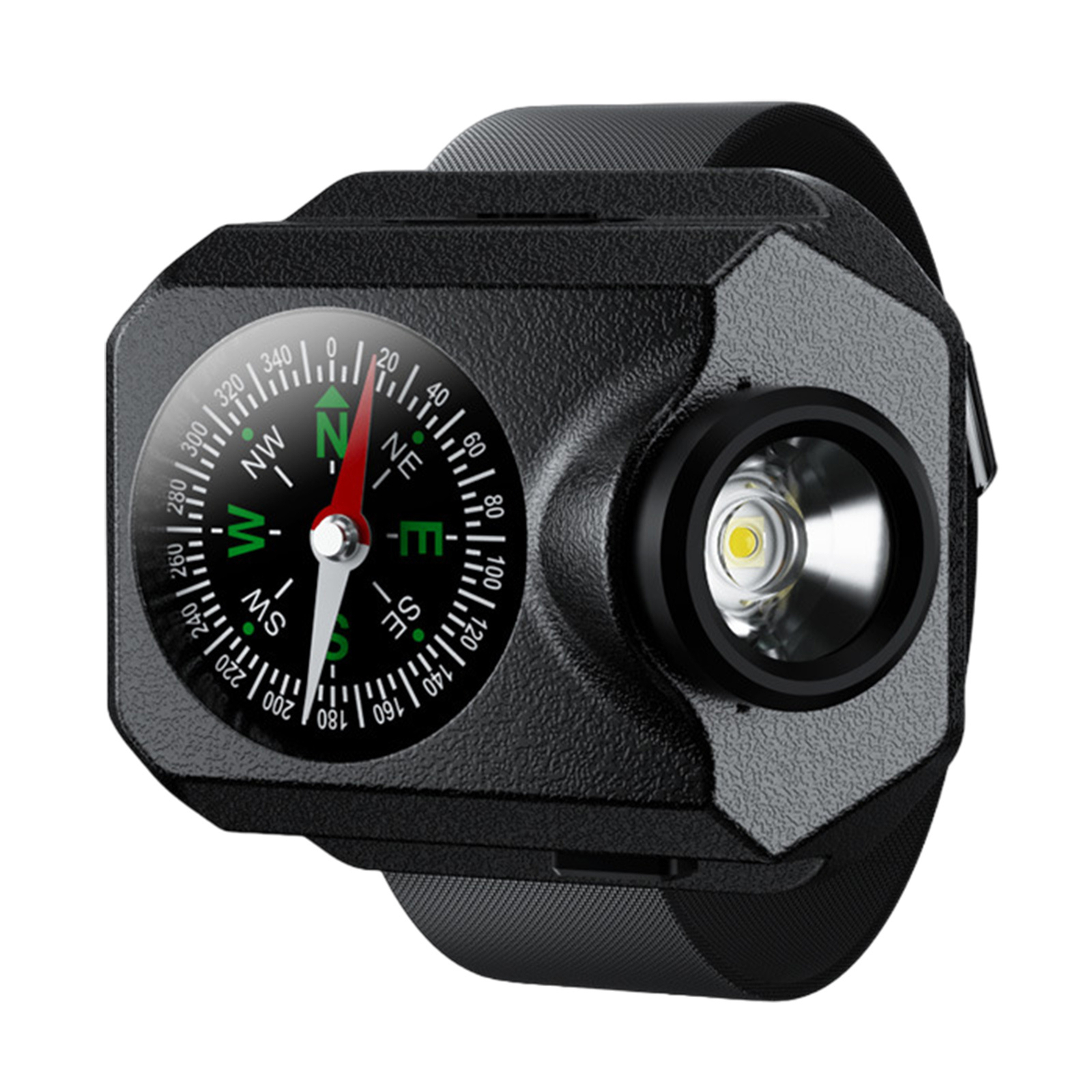 USB Rechargeable LED Flashlight Watch with Wrist Torch Light