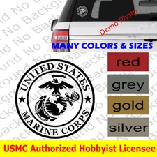 USMC EGA Marines Vinyl Die Cut Decal Sticker for  Semper Fi Veteran Retired AY47
