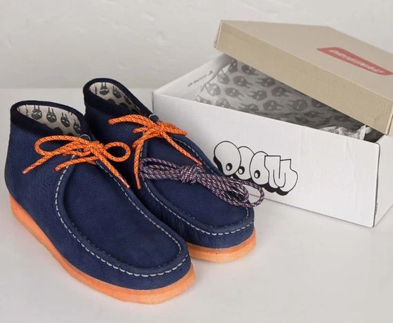 Clarks Original Men MF DOOM WALLABEE VCY Green Nubuck UK 6.5
