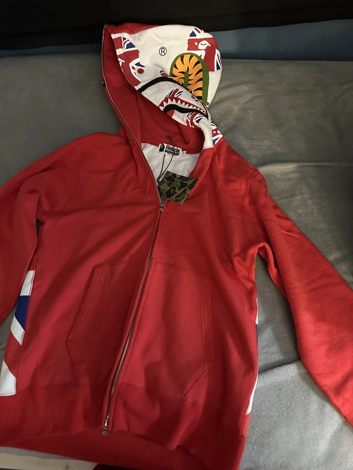 Bape UK Chaqueta Tiburón Grande NUEVO Foto 3 de 4