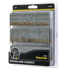 Woodland Scenics A3005 Privacy Fence O Scale NEW