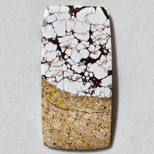 117 Cts Natural Wild Horse Magnesite Jasper Cabochon Gemstone 61.5x30.6x6.1 MM