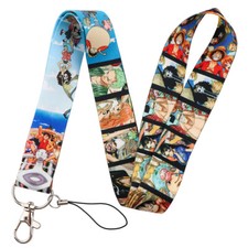 One Piece Anime Series Monkey D. Luffy Themed ID Badge Holder Lanyard