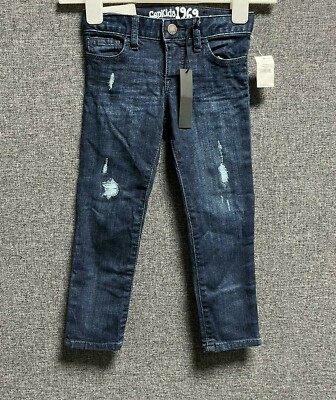 Gap Kinder Distressed Super Skinny Jeans Indigo Alter 4 Jahre TD111 LL 10