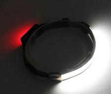 LED Headlamp with red rear light for flying Drones at night